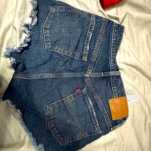 Dark Blue Levi shorts!!!